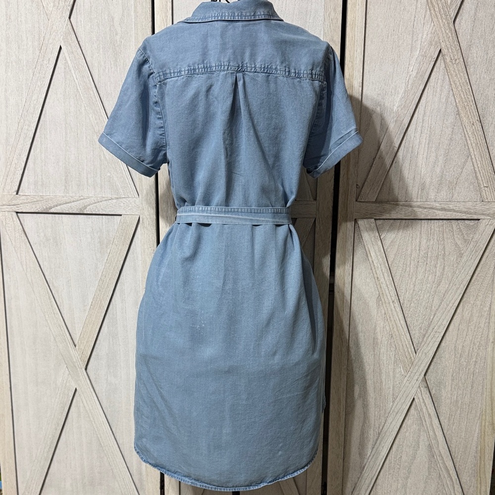 Lucky Brand Light Blue Denim Dress Size L - Picture 5 of 7